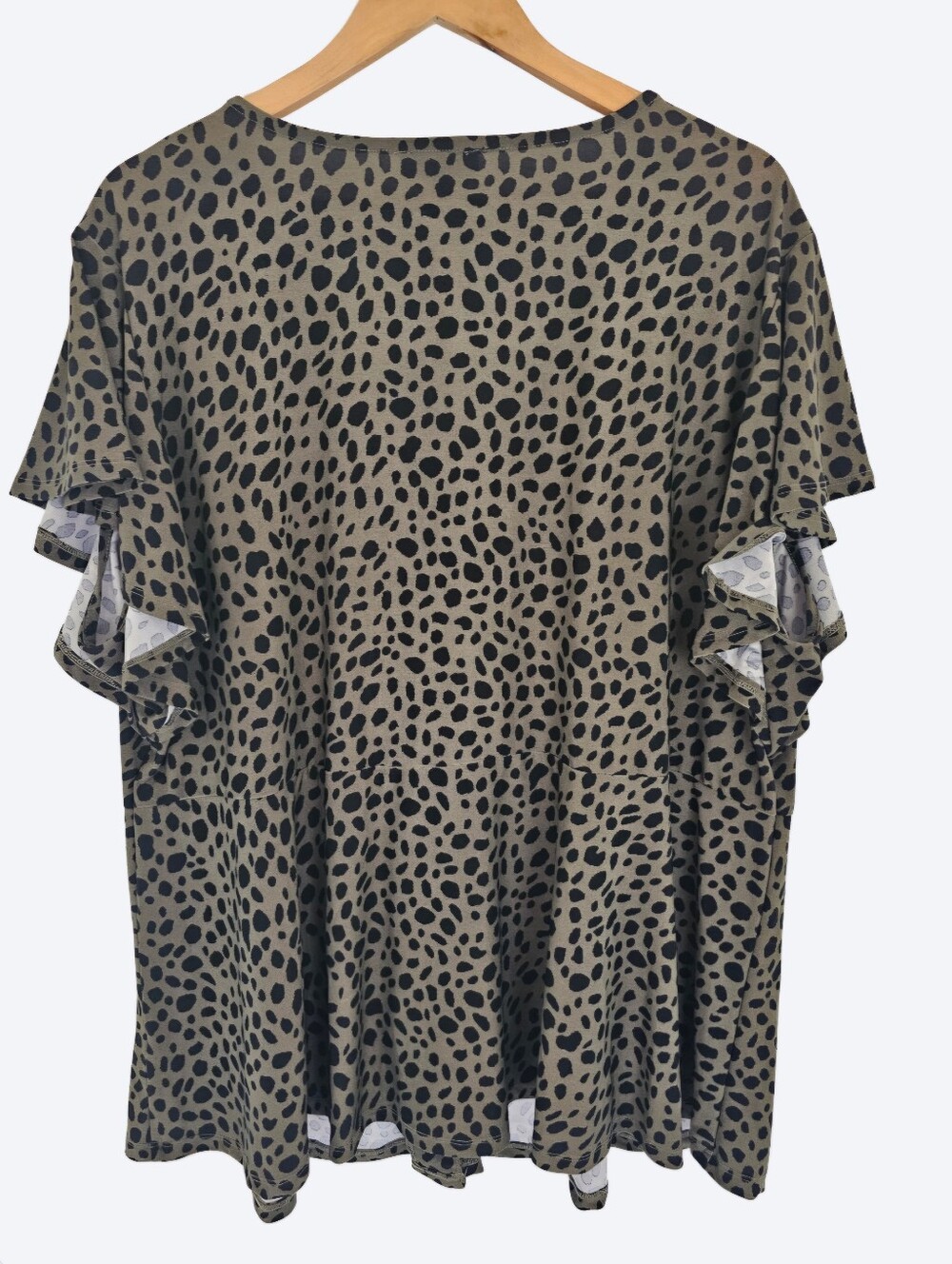 Dark Green And Black Top - Picture 2 of 4